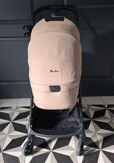 Silver Cross Nia Champagne Compact Travel Stroller with Carrycot