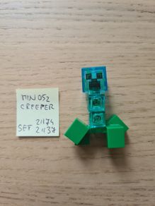 lego min052 creeper, set minecraft 21174, 21173