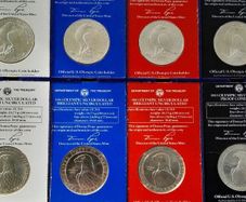 8 x USA Olympic Silver Dollars