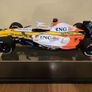 A 1:6 scale (32 inches long Formula 1 car) limited edition model of the 2007 Season ING Renault R27 F1 Team car Image 3