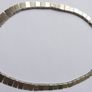 Vintage Sterling Silver Hallmarked 925 Collar Statement Necklace length 17" - 22,1g Image 9