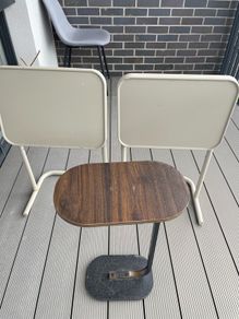 2 IKEA BJORKASEN laptop stands + 1 side table - rusty - EUR 5 for all