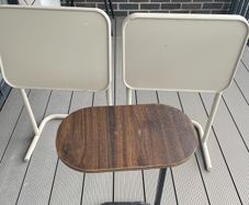 2 IKEA BJORKASEN laptop stands + 1 side table - rusty - EUR 5 for all