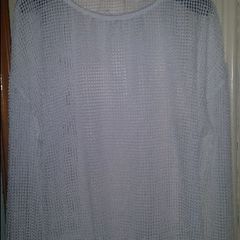 White mesh top size UK12/14 EUR40/42 Postage included