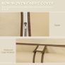 Fabric Wardrobe, with Rails and Shelves - Beige Image 5