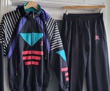 90's ADIDAS Tracksuit Sz 10-12UK (Rare Find!!)