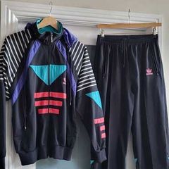 90's ADIDAS Tracksuit Sz 10-12UK (Rare Find!!)