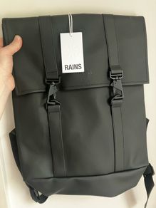 Rains mini backpack Matt black