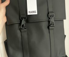 Rains mini backpack Matt black