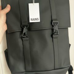 Rains mini backpack Matt black