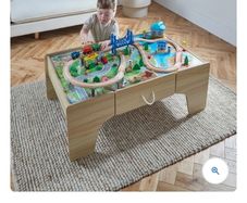 Wooden train set
