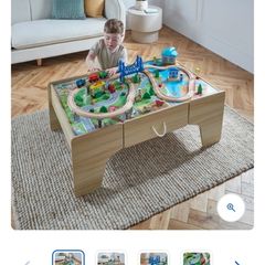 Wooden train set