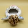 Vintage 1960's Ceramic Holy Water Font Hand Painted By Aldo Image 2