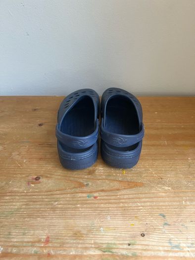 Navy Crocs