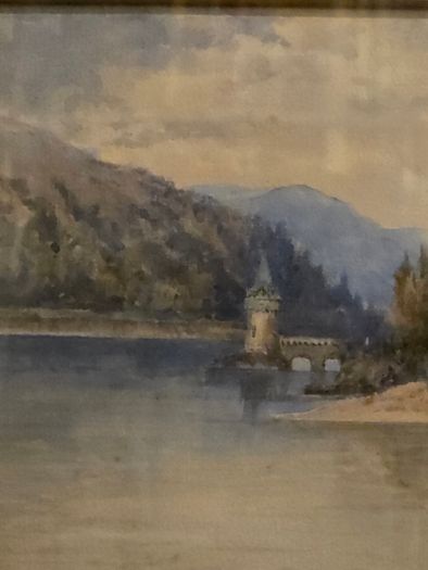 1911 Watercolour of Lake Verney - Signed