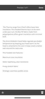 Bnwot O Neills Womens Wetsuit And Thermohood