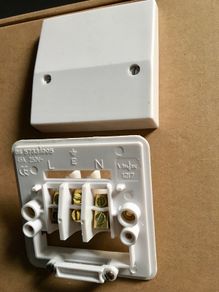 45amp connection outlet plate , 250volt