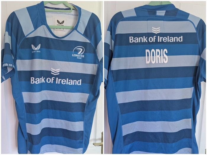 Caelan Doris Player Worn Training Jersey 2XL Leinster GPS Castore