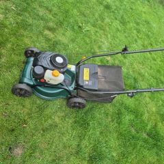 Petrol push lawnmower