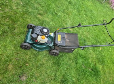 Petrol push lawnmower