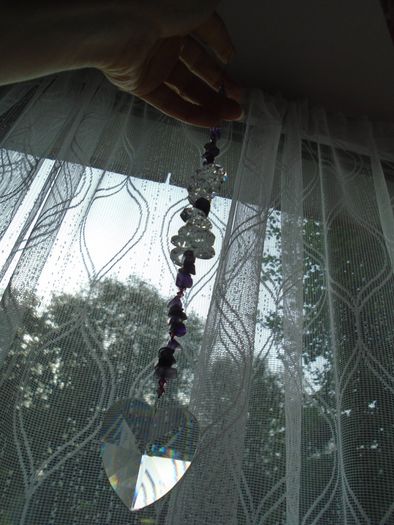 Suncatcher,Window decor,Home decor,Gift,February Birthstone,Amethyst