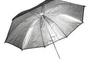33"84cm Studio Flash Black Silver Reflector Umbrella