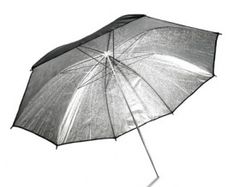 33"84cm Studio Flash Black Silver Reflector Umbrella