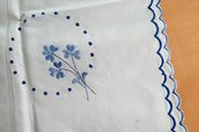 Vintage tea table cloth