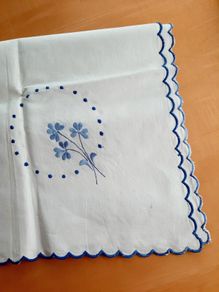 Vintage tea table cloth
