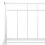 Bed Frame White Metal 180x200 cm Image 5
