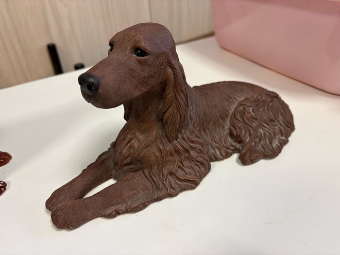 Vintage Sandicast Large Irish Setter Figurine - Dog Statue