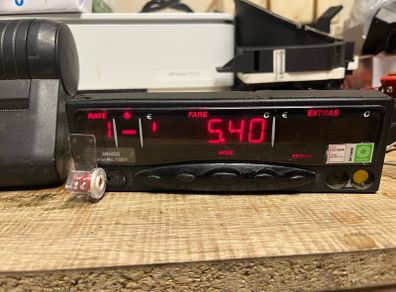 Taxi meter and printer