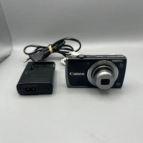 Canon PowerShot A3500 IS 16MP Digital Camera Black & Silver - Full Kit