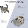 NEW SALE | Cat Carrier Dog Carrier Airline Approved Pet Carriers for Small Cats Dogs Puppies Bunny Image 3