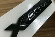 Xdrive boot badge gloss black
