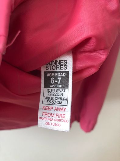 Pink raincoat (age 6-7)