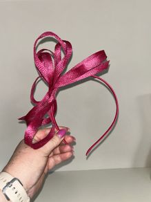 Fushia Pink Fascinator Headband