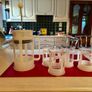 Bodum French Press (cafetiere) with four matching mugs Image 5