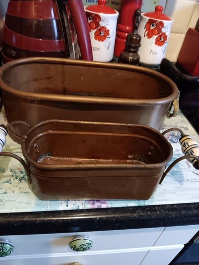 Vintage copper and brass