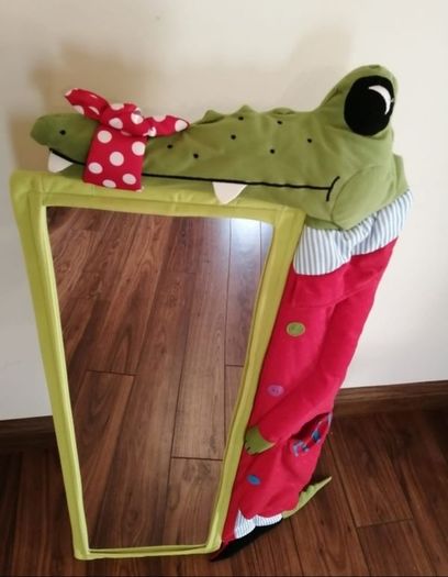 Vintage Alligator Child Safe Non-Glass Mirror