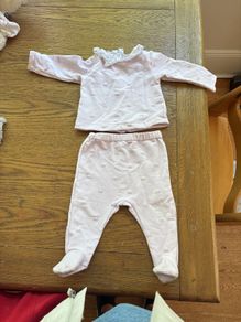 Jacadi baby two piece outfit