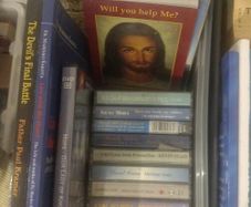 Religious Books, DVD,  Cd's and Cassettes.