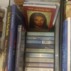 Religious Books, DVD,  Cd's and Cassettes.