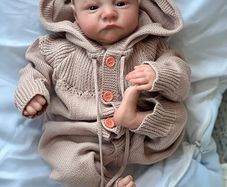 Reborn Baby Dolls Girls 45CM Realistic Newborn Babies Silicone Baby Doll That Look Real Lifelike Preemie Baby Dolls Soft Baby Toys for Girls (FREE POSTAGE)