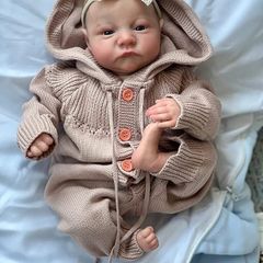Reborn Baby Dolls Girls 45CM Realistic Newborn Babies Silicone Baby Doll That Look Real Lifelike Preemie Baby Dolls Soft Baby Toys for Girls (FREE POSTAGE)