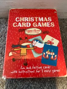Match Card game Christmas themed