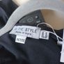 In The Style Petite Black V Neck Dress. S. 18.   B.N.W.T Image 4