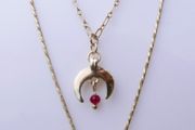 Freedom Jewellery Gold Plated Unique Pendant and Chain