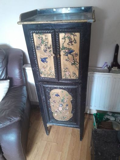 old wooden cabinet