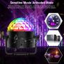 Disco Lights, 360 Degree Rotation Sound Activated Portable Disco Ball Lights with 4M/13ft USB Power Cable, 3W RGB Party Lights with Remote Control for Kids Birthday/Family Gathering/Christmas Party/Home Image 3
